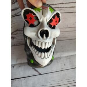 Monster Jam Grave Digger 6" Skull Mug Cup Handle Monster Trucks Eyes Light Up